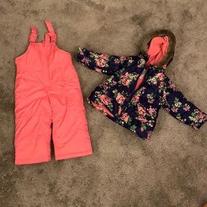 Carters 2 piece snowsuit